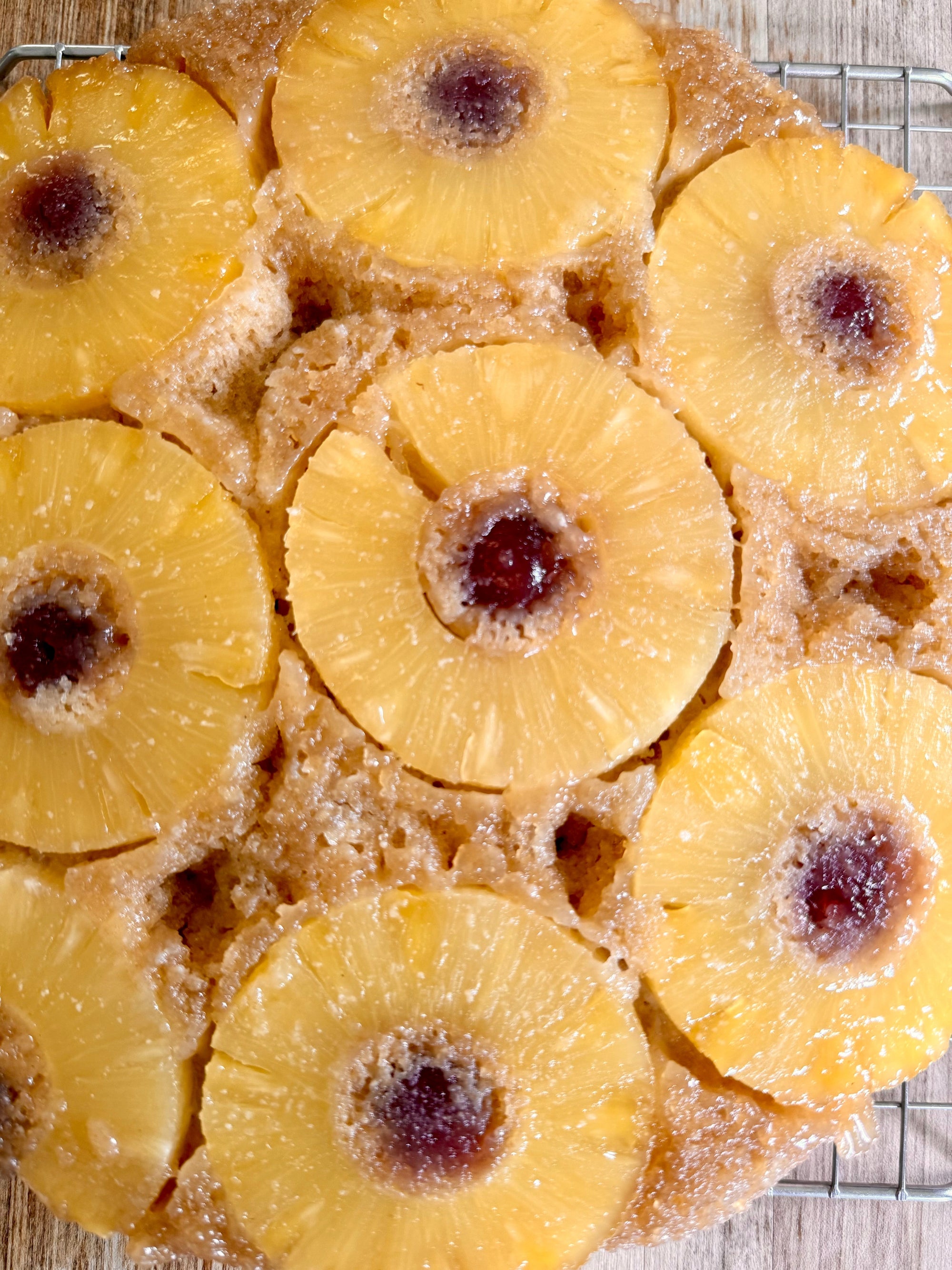 Ancient Grain Pineapple Upside Down Cake