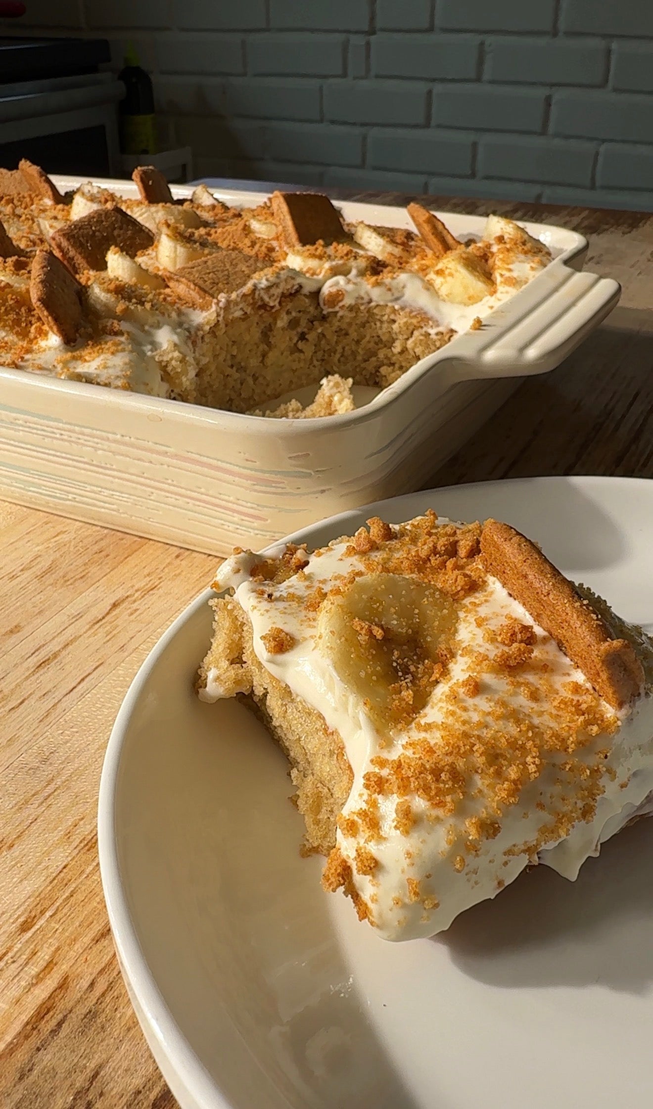 Banana Pudding Cake (Made with Ancient Grains)