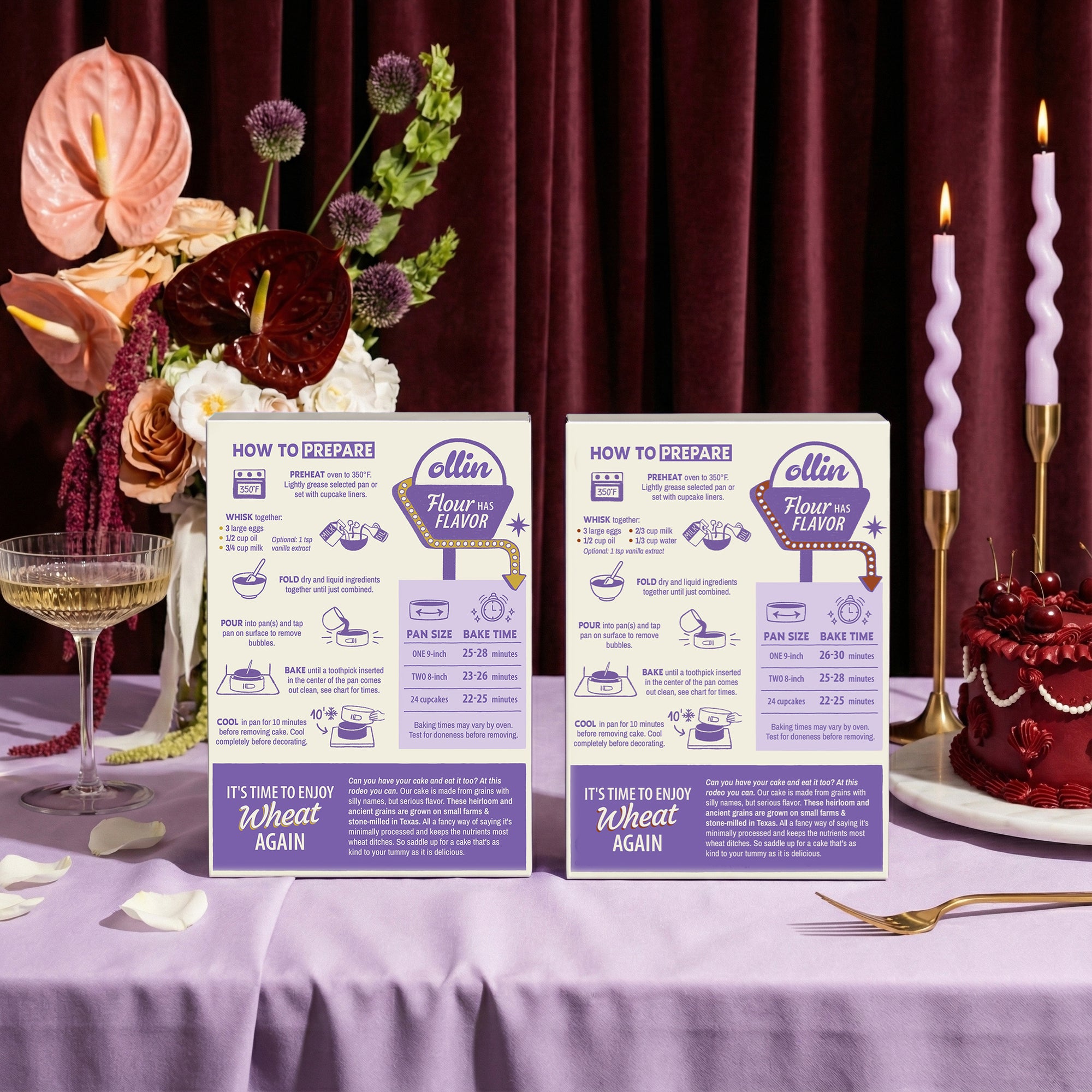 The Duo | "Golden Hour" & "Anyday" Ancient Grains Cake Mix Ollin