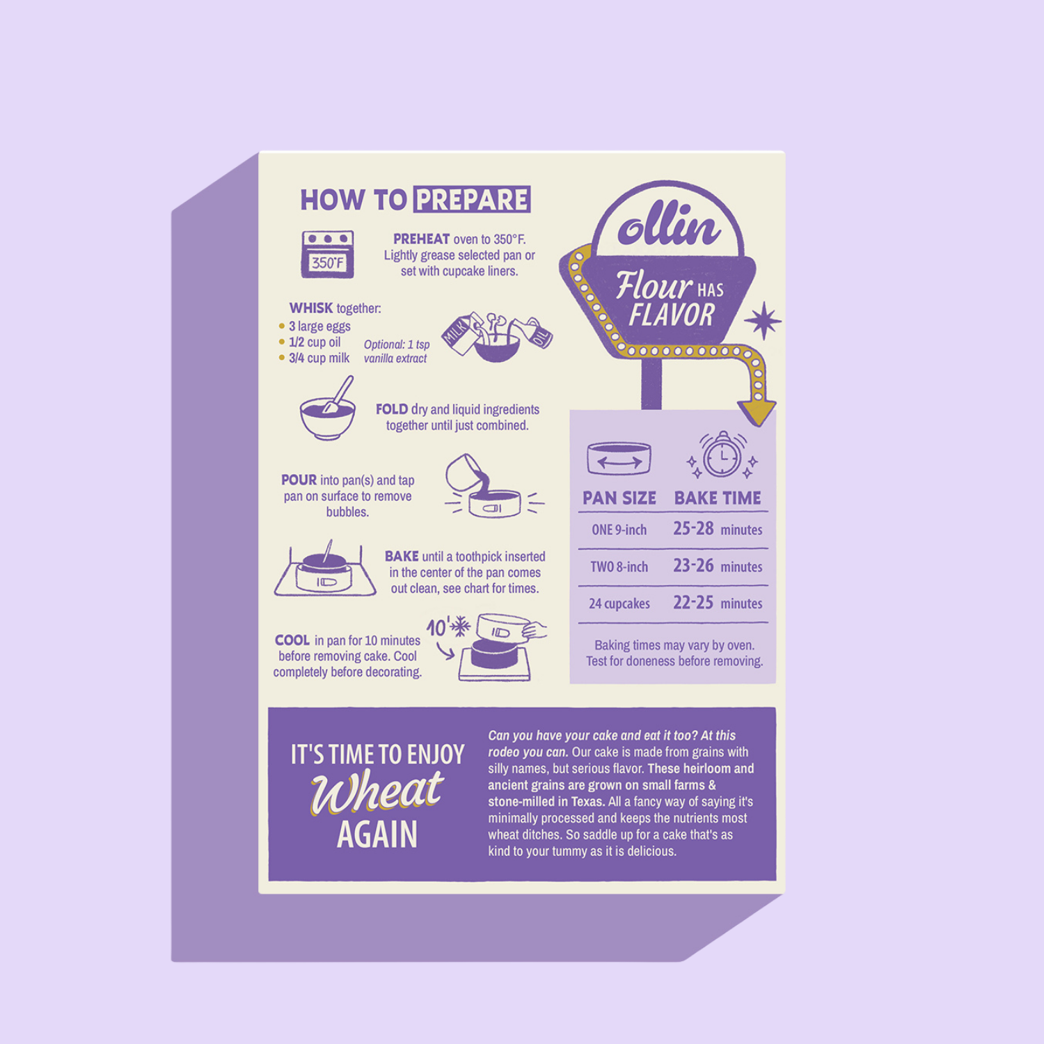 "Golden Hour" Yellow Cake Mix