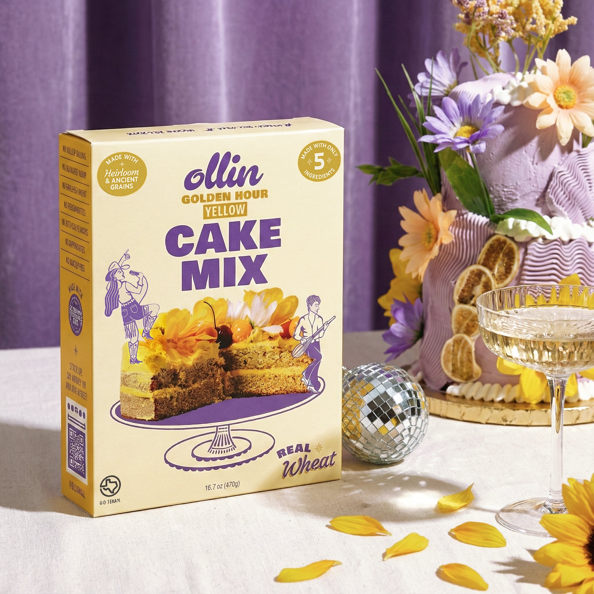 "Golden Hour" Yellow Cake Mix Bundle Ollin
